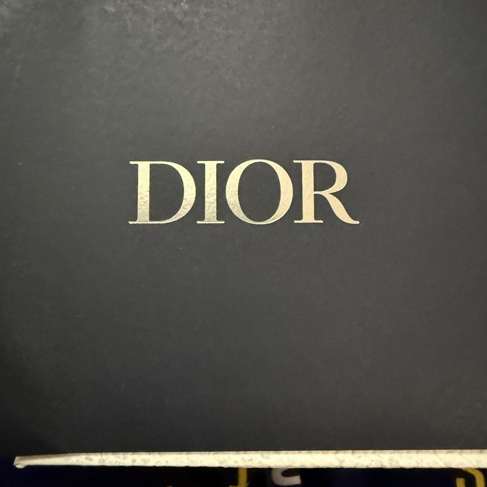Dior Black Textured Black Wallet - Picture 7 of 8